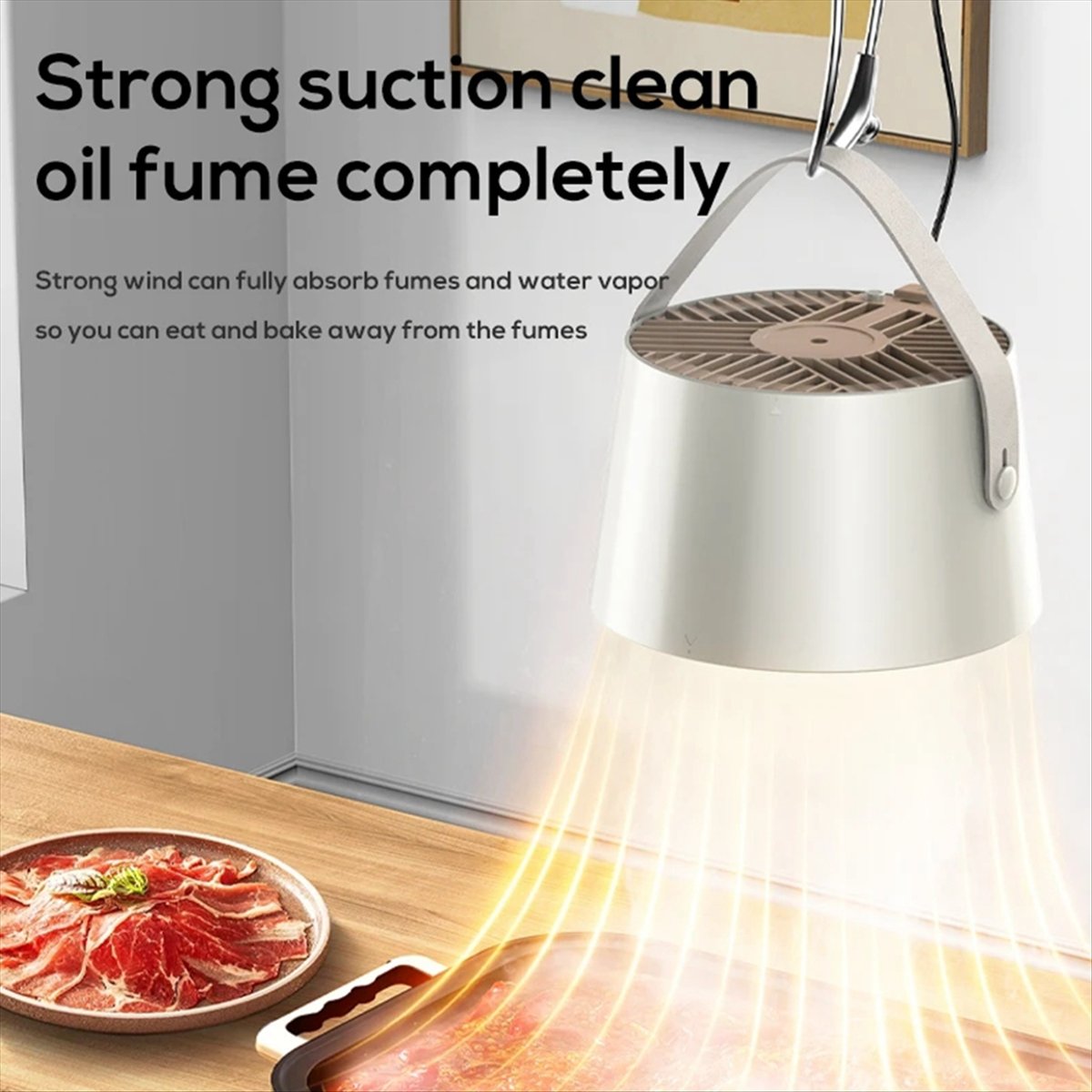 Commercial Kitchen Exhaust Fan - Cappa aspirante portatile M10K, ventilatore da