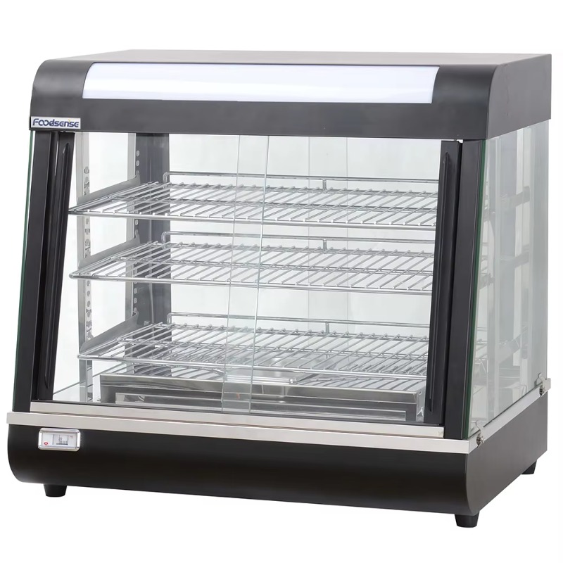 Commercial Kitchen Kitchen - Vetrina Espositiva Commerciale Isolata in Acciaio