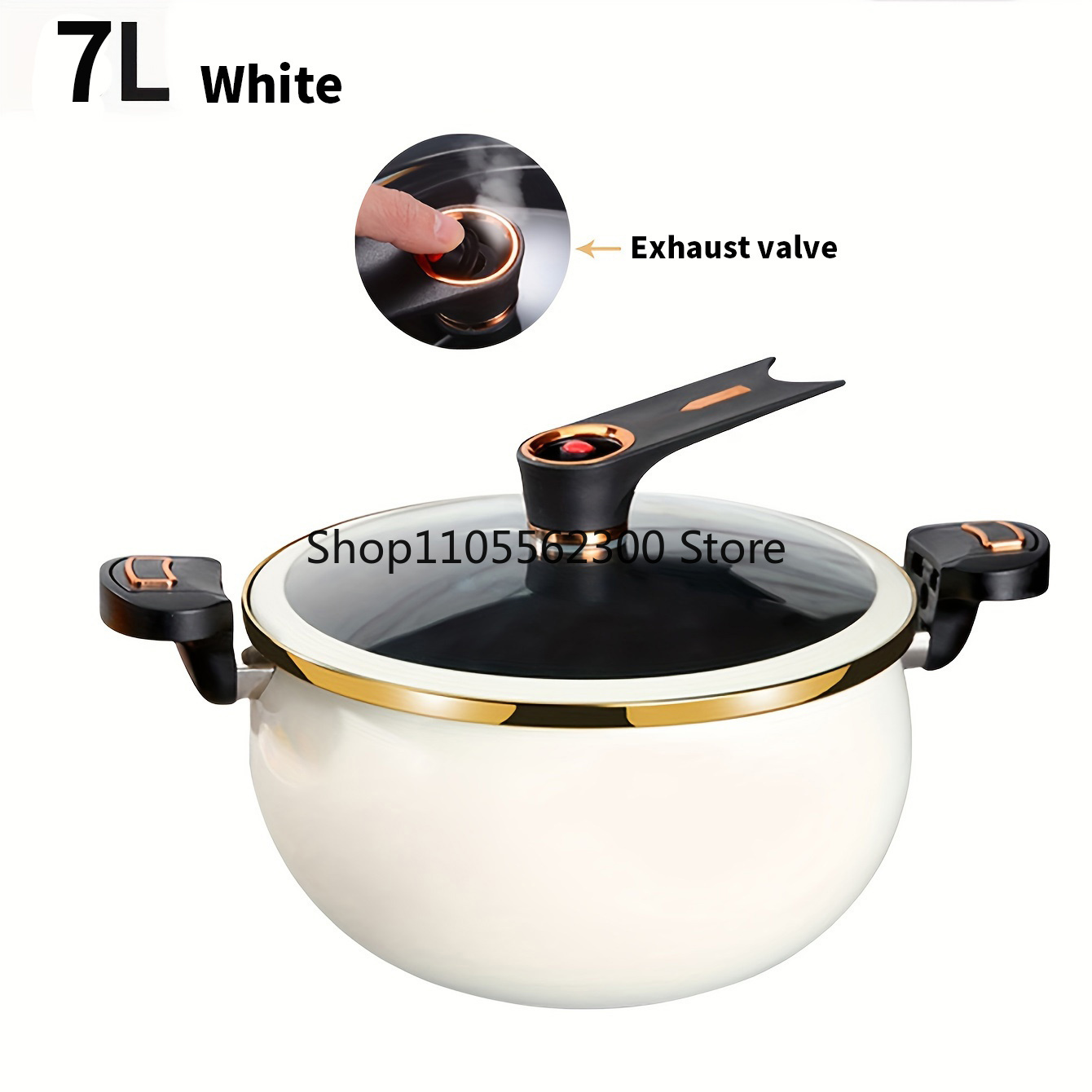 Soup Kettle Warmer - Pentola Antiaderente Multifunzionale da 7L, 26cm,