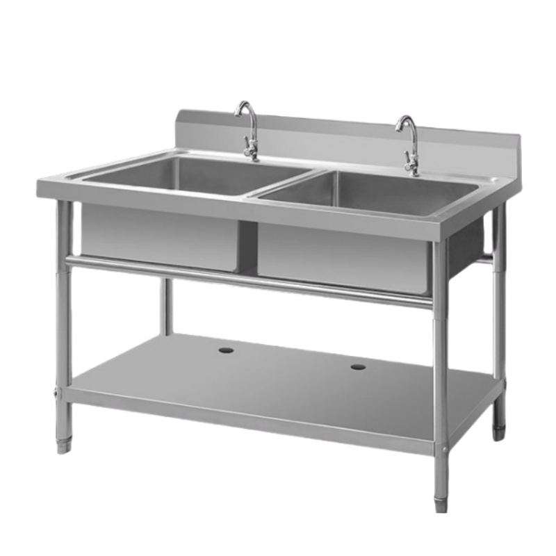 Commercial Kitchen Plumbing - Lavello singolo commerciale in acciaio inossidabile,