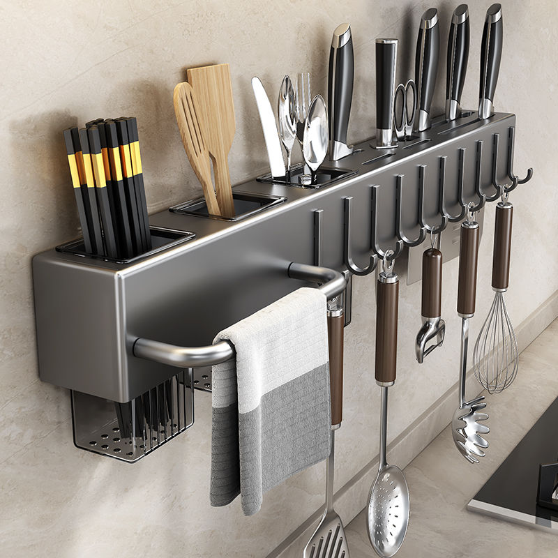 Commercial Kitchen Utensil Holder - Mensola da Cucina Senza Attrezzi, Accessori