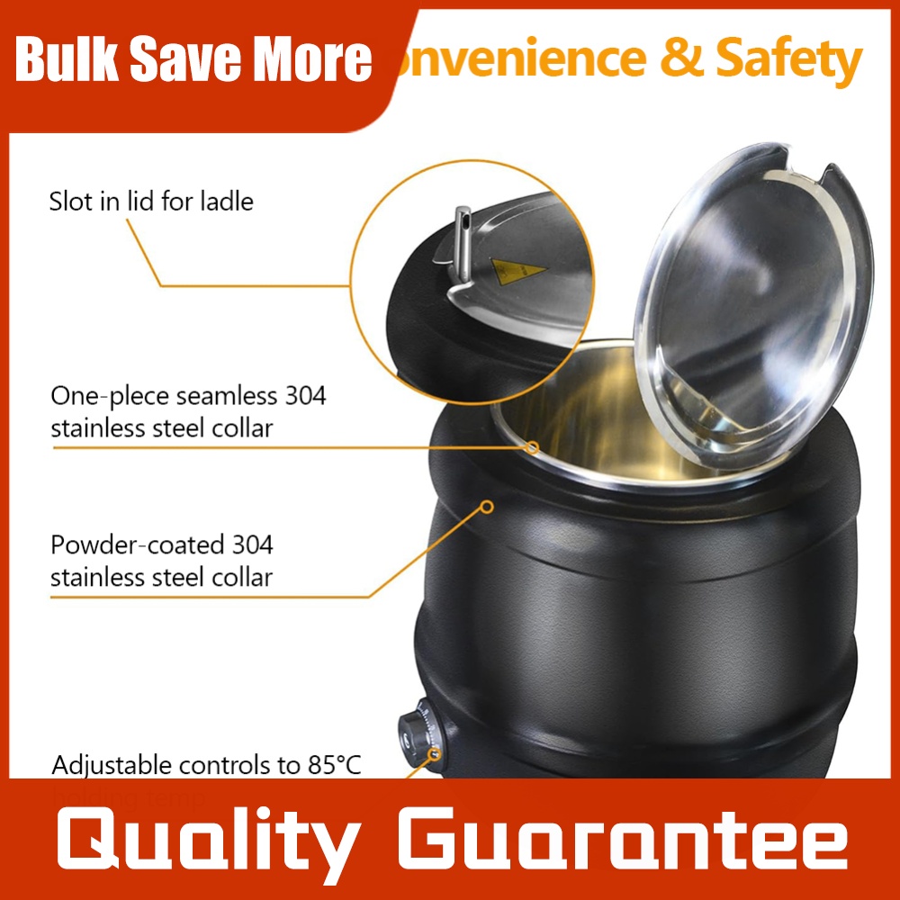 Soup Kettle Warmer - Pentola Elettrica per Zuppa da 10L
