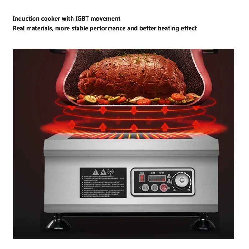 Induction Cooker Commercial - Fornello a Induzione Elettrico 5000W per