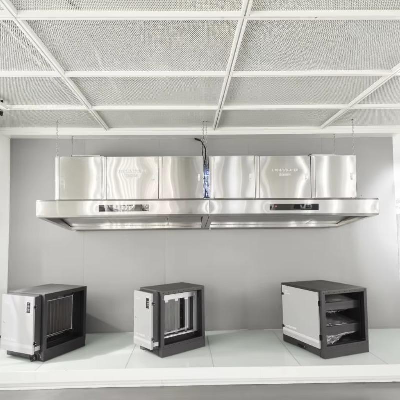 Commercial Kitchen Hood - Cappa aspirante commerciale personalizzabile in acciaio