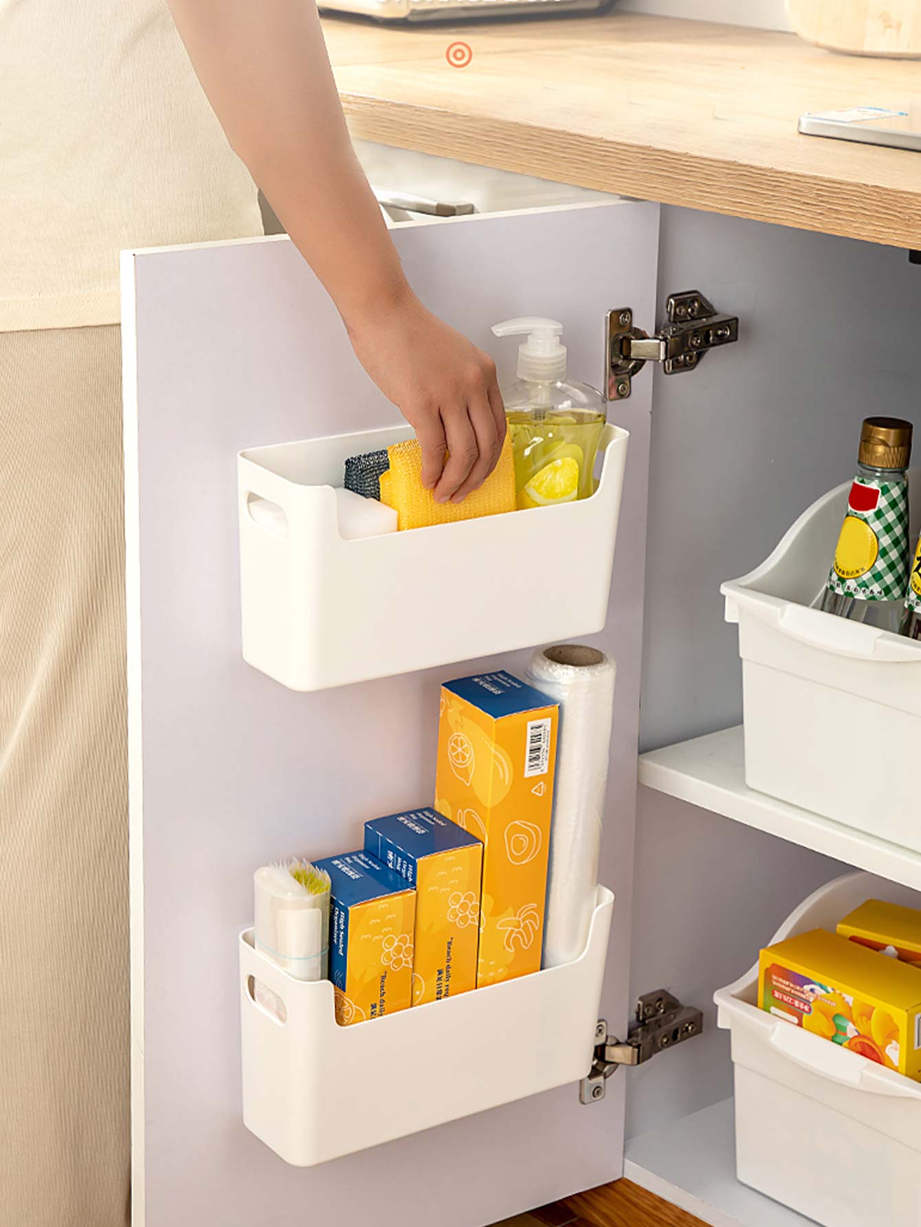 Commercial Kitchen Organiser - Organizzatore per ante di armadietti senza