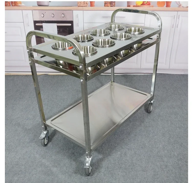Commercial Kitchen Plumbing - Carrello portaspezie mobile a due livelli