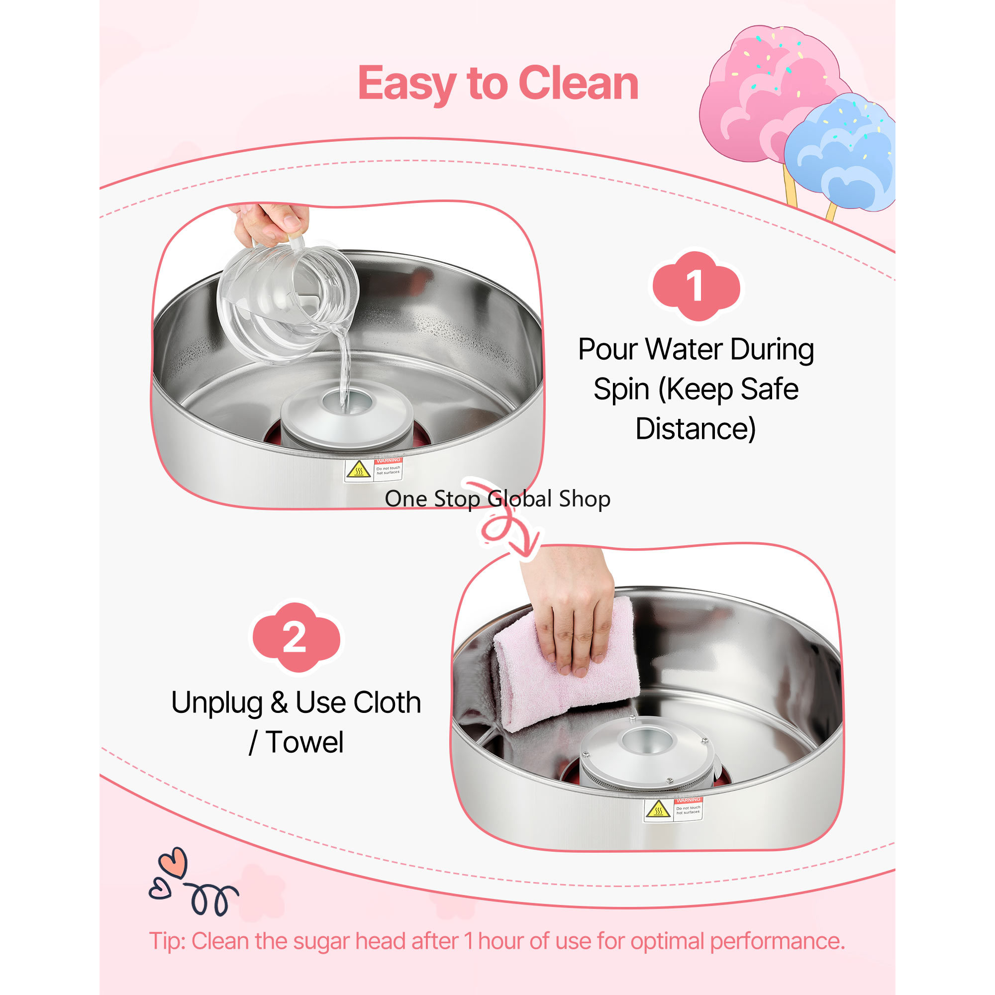 Macchina per Zucchero Filato C - Candy Floss Machine Commercial recensione e prezzo