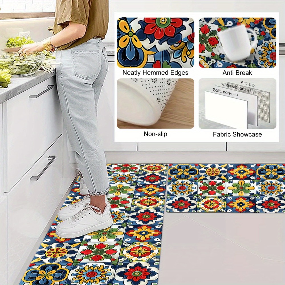 Tappeto Mediterraneo a Motivo  - Commercial Kitchen Tile Flooring recensione e prezzo