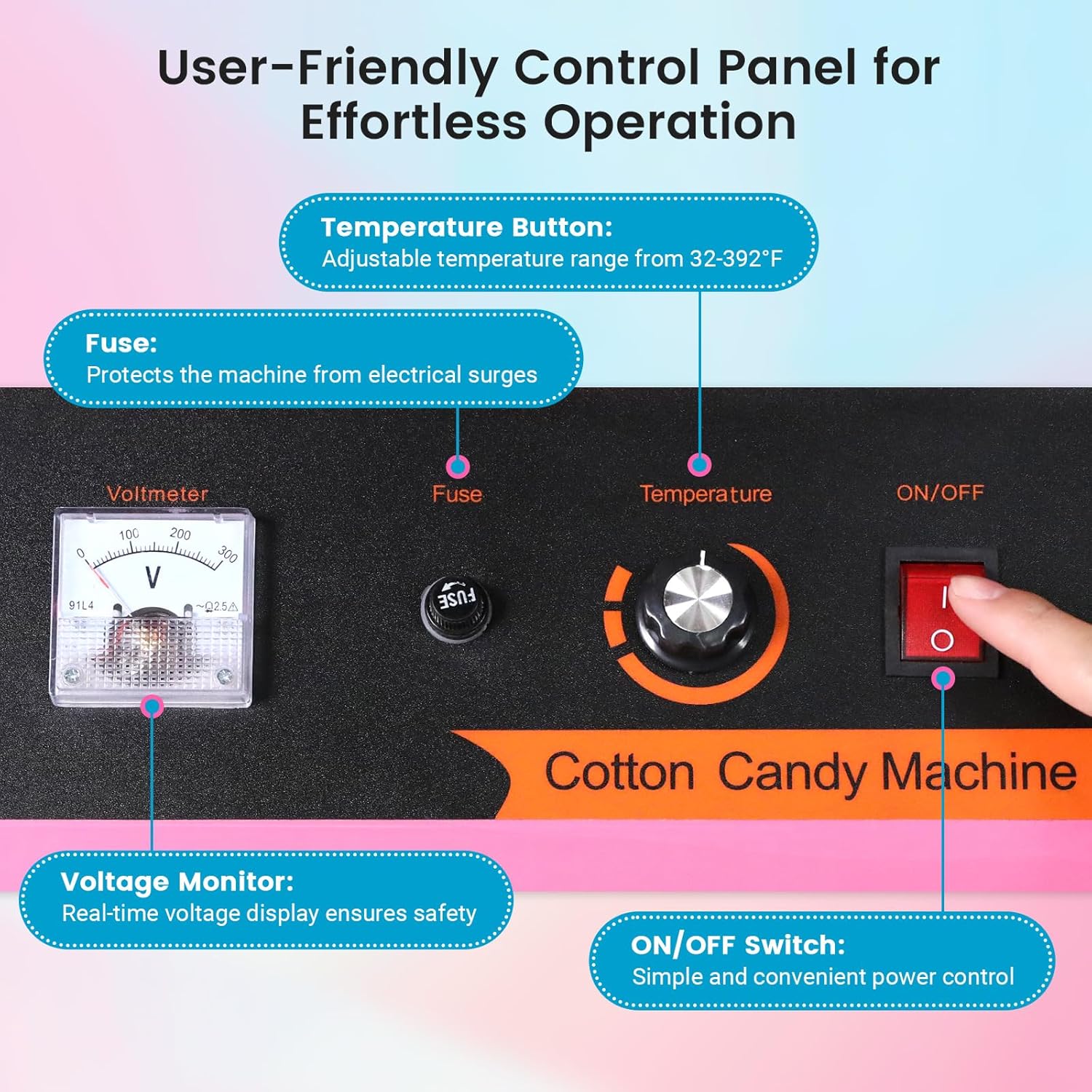 Macchina Elettrica per Zuccher - Candy Floss Machine Commercial recensione e prezzo