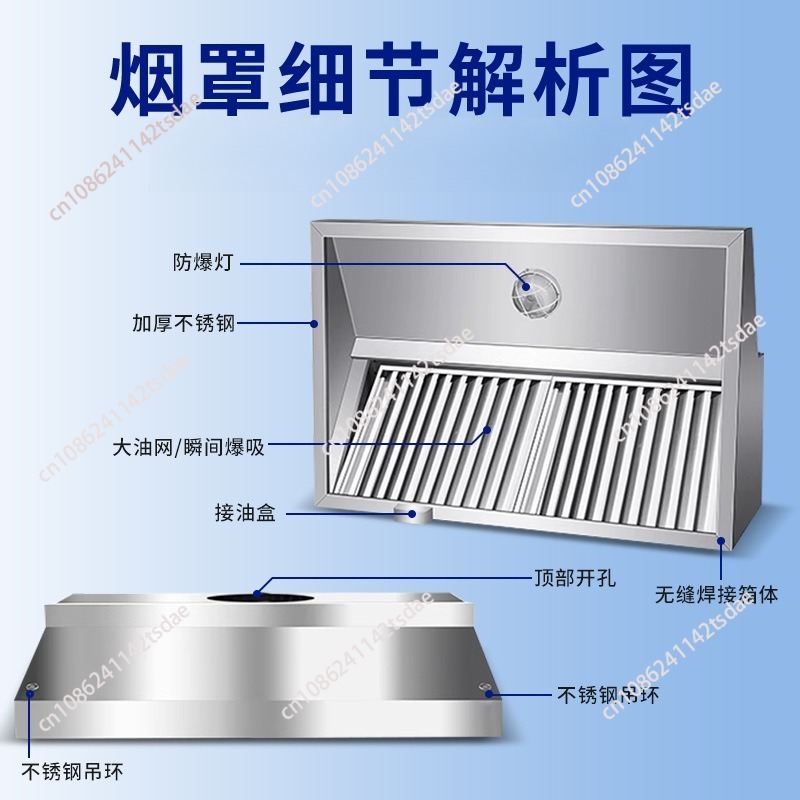 Cappa aspirante commerciale in - Commercial Kitchen Exhaust Fan recensione e prezzo
