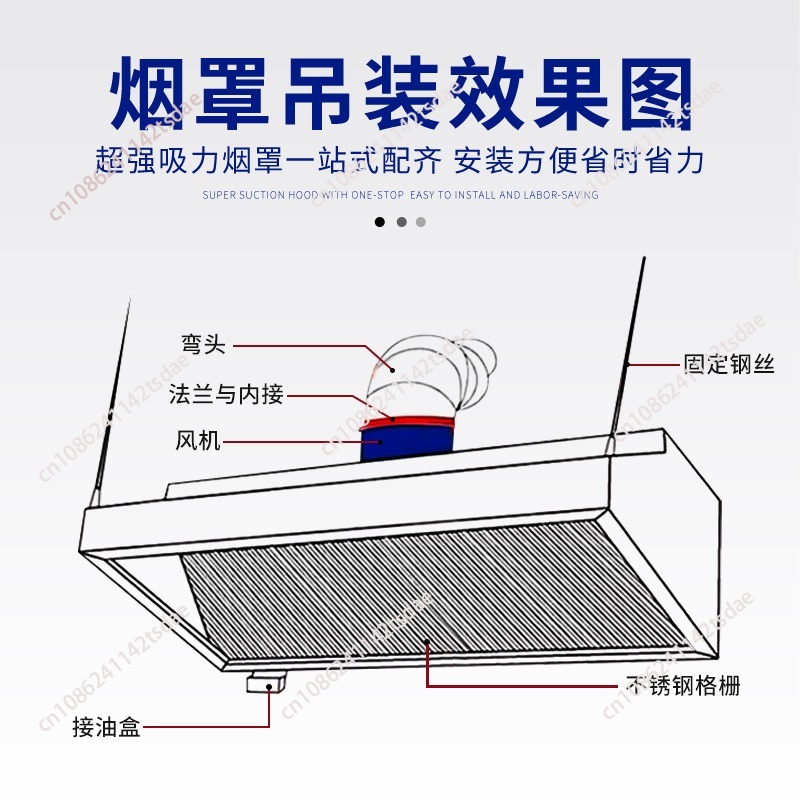 Cappa aspirante commerciale in - Commercial Kitchen Exhaust Fan recensione e prezzo