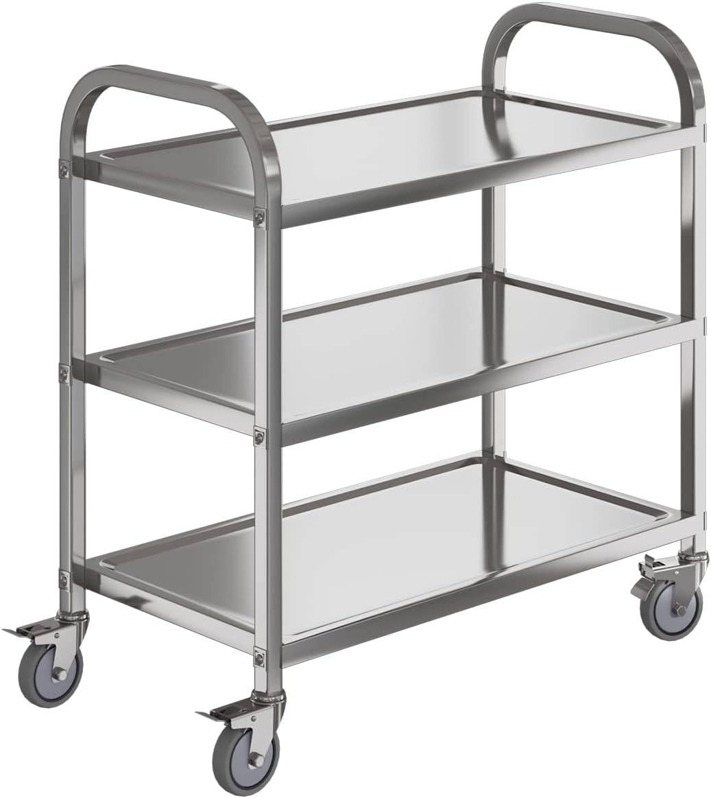 Carrello di Servizio a 3 Ripia - Commercial Kitchen Services recensione e prezzo