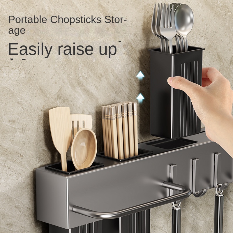 Mensola da Cucina Senza Attrez - Commercial Kitchen Utensil Holder recensione e prezzo