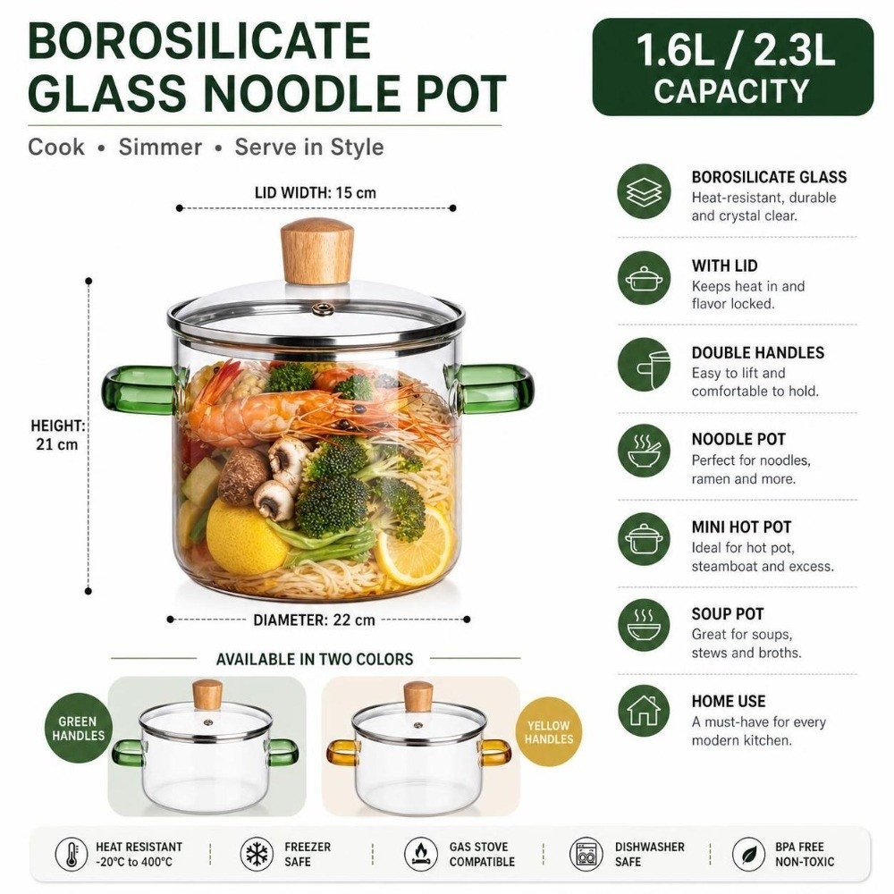 Pentola in Vetro Rinforzato da - Soup Kettle Warmer recensione e prezzo