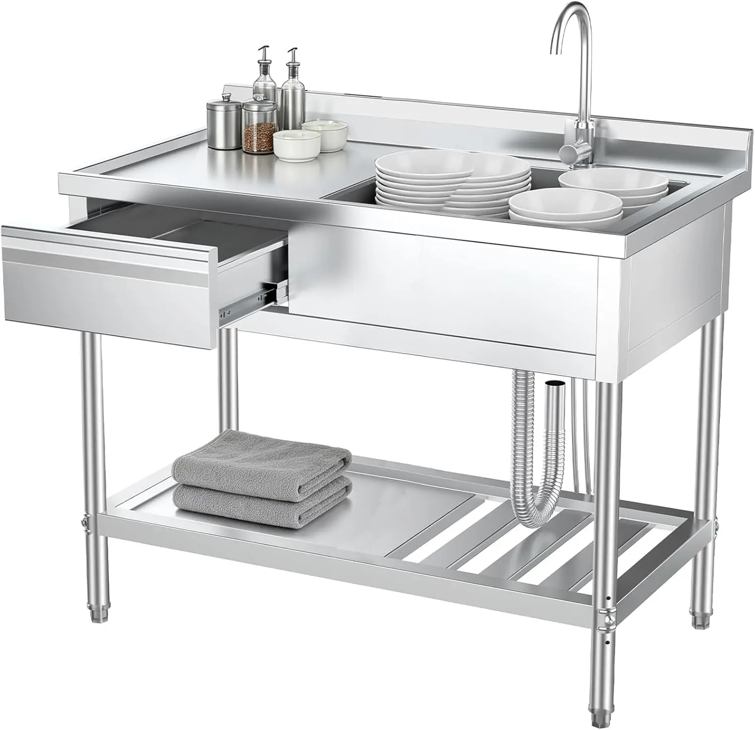 Lavello Commerciale in Acciaio - Commercial Kitchen Plumbing recensione e prezzo