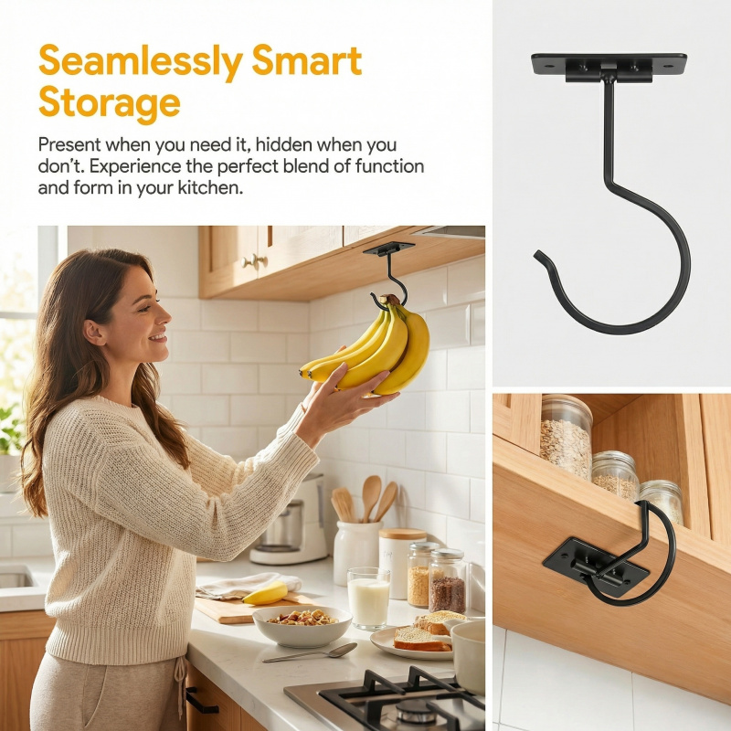 Gancio a banana autoadesivo in - Commercial Kitchen Organiser recensione e prezzo